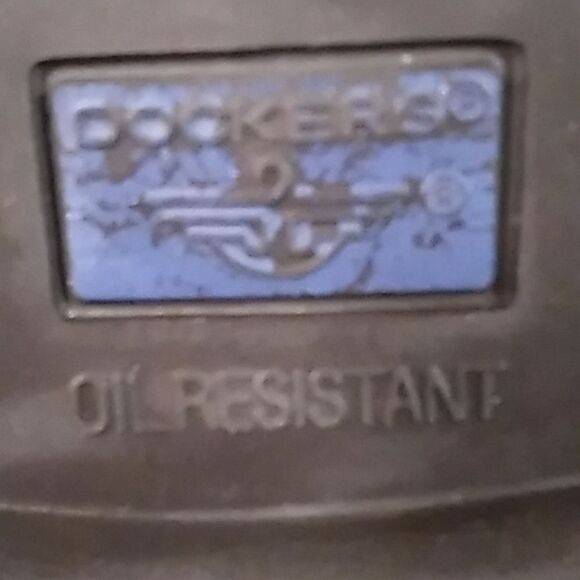 Dockers Waterproof Brown Leather Men's Lace Up Oxford Shoes. Sz 10W - Picture 7 of 9